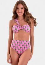 Biquíni Areia Branca Baly Hot Pant Coqueiro Rosa Biquíni Areia Branca Baly Hot Pant Coqueiro Rosa
