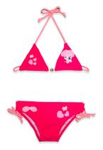 Biquíni Areia Branca Infantil Cortininha Rosa Biquíni Areia Branca Infantil Cortininha Rosa