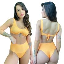 Biquíni Aro Inteiro Andressa Suita Hot Pants Faixa Mônaco