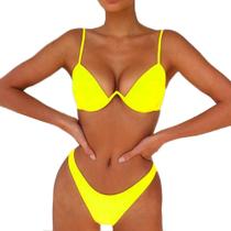 Biquíni Aro Inteiro Estruturado Bojo Removível Biquíni Aro Inteiro Estruturado Bojo Removível