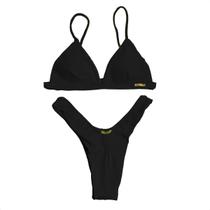 Biquíni Asa Delta Aviador Fio Duplo Carnaval Calcinha Bojo Moda Feminino Tanga Top