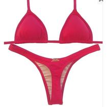 Biquíni asa delta fio dental vermelho