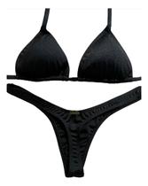 Biquíni Asa Delta Preto Iluminado Lolla Brasil Adulto Biquíni Asa Delta Preto Iluminado Lolla Brasil Adulto