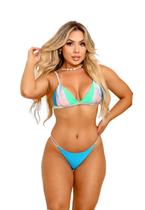 Biquíni Aviador Feminino Calcinha Tira lateral Empina Bumbum