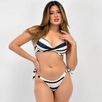 Biquíni Bana Bana Tanga Estampado com Bojo Feminino Biquíni Bana Bana Tanga Estampado com Bojo Feminino