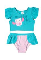 Biquíni Bebê Cropped com Manga Babadinhos Tip Top 5121 Biquíni Bebê Cropped com Manga Babadinhos Tip Top 5121