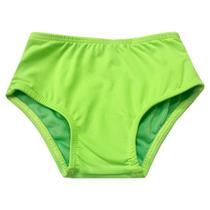 Biquíni Bebê e Infantil Calcinha Avulsa Verde Limão Cecí