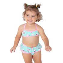 Biquíni Bebê Menina Unicórnio Music - Puket