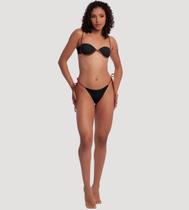 Biquini Bicolor Com Arco Modela Seios Calcinha Lateral Amara