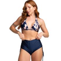 Biquíni Bionda Calsinha Lisa Vekyo Cintura Alta Moda Praia Feminina Conforto Para O Verão Biquíni Bionda Calsinha Lisa Vekyo Cintura Alta Moda Praia Feminina Conforto Para O Verão