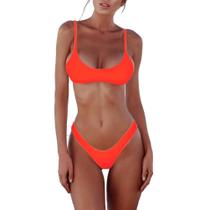 Biquíni, biquíni, tanga acolchoada feminina SherryDC, vermelha, GG Biquíni, biquíni, tanga acolchoada feminina SherryDC, vermelha, GG