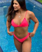 Biquíni blogueirinha com tanga asa delta