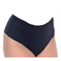 Biquíni Calcinha Alta Hot Pant Drapeada Na Lateral