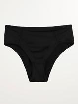 Biquíni Calcinha Microfibra Ponto Crochê Feminino PRETO Biquíni Calcinha Microfibra Ponto Crochê Feminino PRETO
