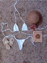 Biquíni canelado amarração versátil lançamento verão 2022 Biquíni canelado amarração versátil lançamento verão 2022