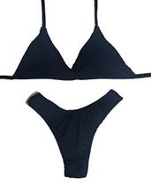 Biquini Canelado com Bojo Levanta Bumbum Verão Moda Praia