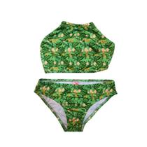 Biquini Capri Green Flower