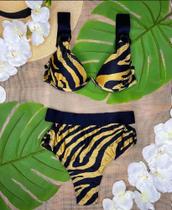 Biquini Cintura Alta Animal Print Biquini Cintura Alta Animal Print