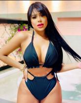 Biquini cintura alta cortininha com bojo