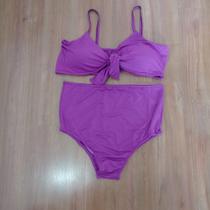 Biquíni cintura alta plus size