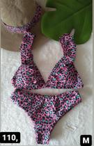 Biquíni com babado alça