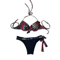 Biquini com Bojo de Nó Frontal com Tanga de Cinto Biquini com Bojo de Nó Frontal com Tanga de Cinto