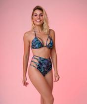 Biquini Com Bojo Hot Pant Bella Flor 2020 Preto P