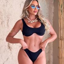 Biquini com bojo Neon de Moda Praia Roupas Femininas Neon Super Luxo