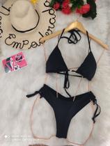 Biquini com bojo removível e Calcinha duplo fio