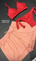 Biquini com laços vermelho Biquini com laços vermelho