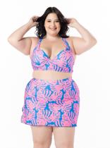 Biquíni Com Saia Plus Size Saída De Praia