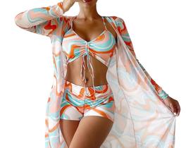 Biquini com Short e Saída Praia 408-BI Biquini com Short e Saída Praia 408-BI