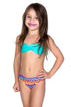 biquíni com sutiã infantil moda praia juvenil para crianças - Estilo de roupas