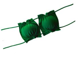 Biquíni concha avulso liso top avulso com bojo