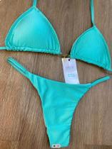Biquíni cortinha verde