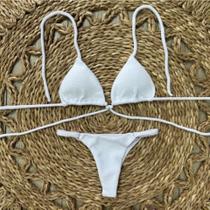 Biquíni Cortininha Amarraçao Dupla Fio