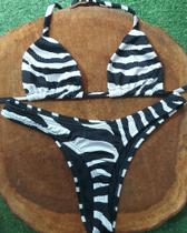 Biquini cortininha + calcinha fio dental Biquini cortininha + calcinha fio dental