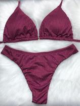 Biquini Cortininha Calcinha Fio Duplo Asa Delta Canelado 002