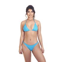 Biquíni Cortininha Com Calcinha Fio Dental Simples Sem Bojo Biquíni Cortininha Com Calcinha Fio Dental Simples Sem Bojo