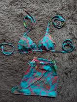 Biquíni Cortininha Com Short Tamanho P Biquíni Cortininha Com Short Tamanho P