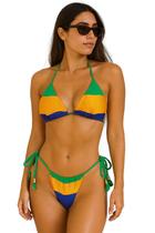 Biquíni Cortininha De Amarrar Dupla Face Biquíni Cortininha De Amarrar Dupla Face