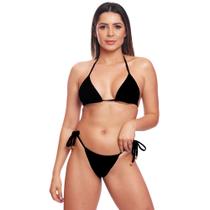 Biquini Cortininha de Amarrar Mulher Moda Praia Marquinha