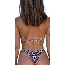 Biquíni Cortininha Empina Bumbum Asa Delta Bojo Removível Aquarela Tamanho P ao GG