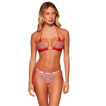 Biquíni Cortininha Estampado Água Doce 17804