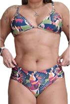 Biquini cortininha ESTAMPADO CALCINHA BOMBOM SOL E AGUA