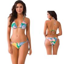 Biquini Cortininha Estampado Colorido Blogueira Papilloo Biquini Cortininha Estampado Colorido Blogueira Papilloo