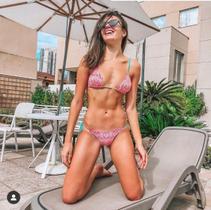 Biquini Cortininha Estampado Flúor Blogueira Papilloo Biquini Cortininha Estampado Flúor Blogueira Papilloo