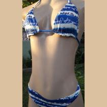 Biquini cortininha Juliette aviador azul abstrato Biquini cortininha Juliette aviador azul abstrato