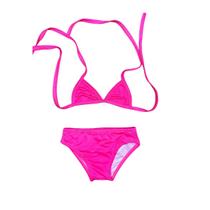 Biquíni Cortininha Liso Infantil/juvenil Proteção Uv 50+ Biquíni Cortininha Liso Infantil/juvenil Proteção Uv 50+