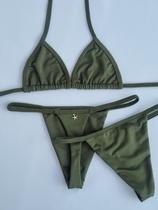 Biquíni Cortininha Marquinha de Fita Leme Biquíni Cortininha Marquinha de Fita Leme